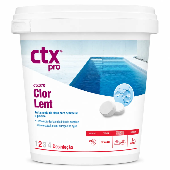 CTX-370 ClorLent pastilhas 250 g
